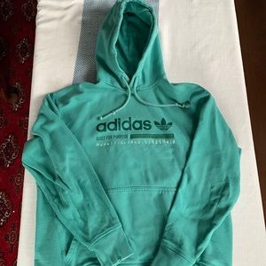 Adidas Classic men’s  teal hoodie medium